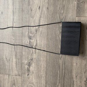 Black Satin evening purse